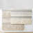Woven Texture Bath Rug 22X58", 0.5" Medium Pile, Machine Washable, Non-Skid Base, Grey Inspired Bedroom 22X58" With Stripe Texture, Easily Back, Look-1119166061