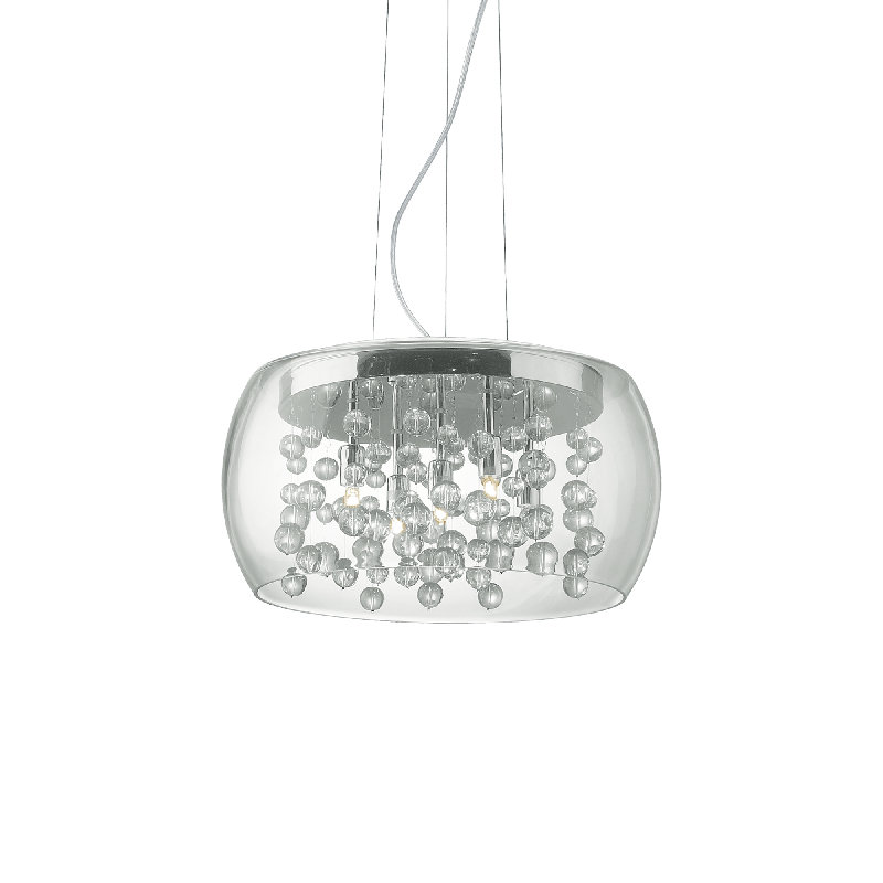 Audi 5 - Light Glass Crystal Pendant, Transparent