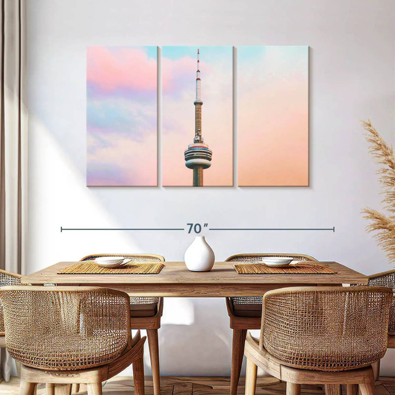 Lilie CN Tower, 36" H x 57" W