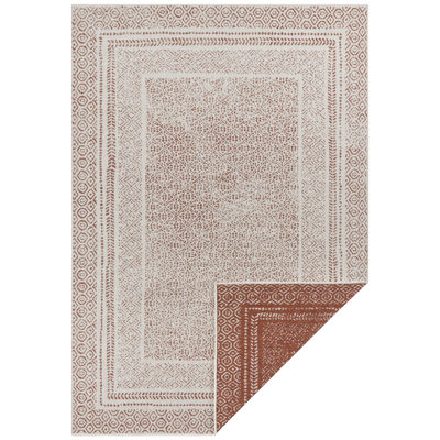 Frame Flatweave Terracotta Rug