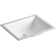 Memoirs® Vitreous China Rectangular Undermount Bathroom Sink with Overflow