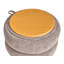Storage Pouffe HAWLEY Chenille 40 cm 40 cm 41 cm-636929307