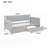 Twin Size Pine Wood Daybed-1023768146