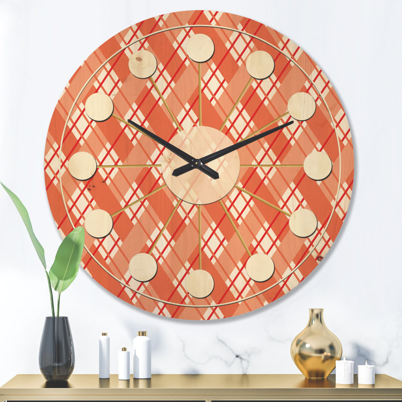Solid Wood Wall Clock, Large