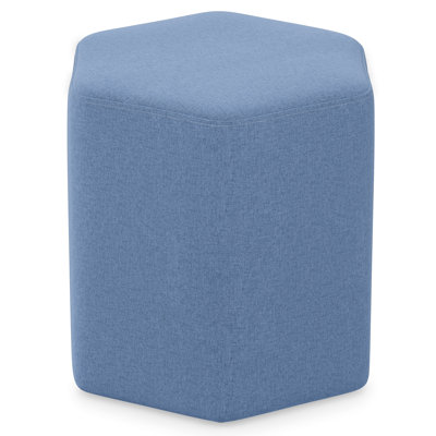 Repose-pieds hexagonal rembourré l 16 po Brock