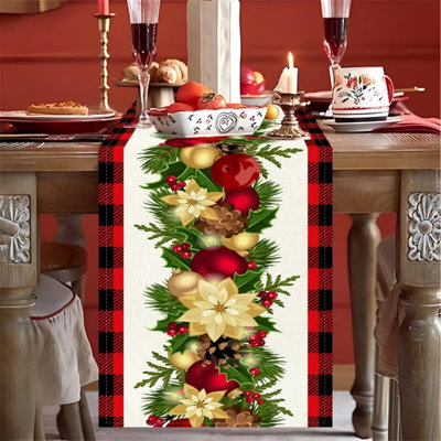 Décoration de table de Noël de Noël