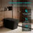 Square Smart Toilet with Built-In Tank & Pump, Foot Sensor Auto Flush, Heated Bidet Seat, Remote Control, Black-125004197