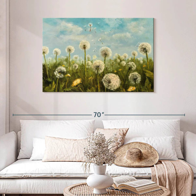 Harnek Dancing Dandelions Seeds, 30" H x 45" W
