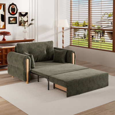 62.9" Modern Smart Sofa Bed With Built-in Electric Lift Coffee Table And Storage--Arrtle Furniture