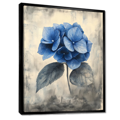 Calhoun Vintage Hydrangea In Monicolon Field I - Hydrangea, reproduction sur toile encadrée