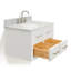 Ensemble de meuble-lavabo mural simple 31 po Ceinture-471409405-471409402
