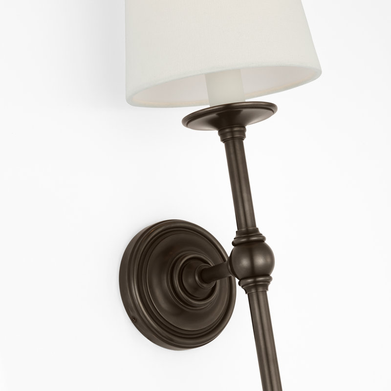 Classic 1 - Light Candle Wall Light, Bronze