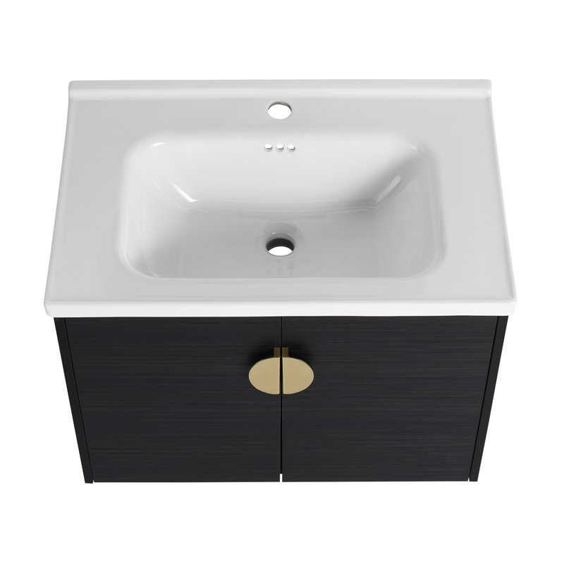 Ensemble de meuble-lavabo à fermeture en douceur 28 po avec lavabo