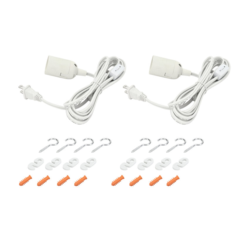 1 Light Plug-in Hanging Socket Pendant Tap Connector