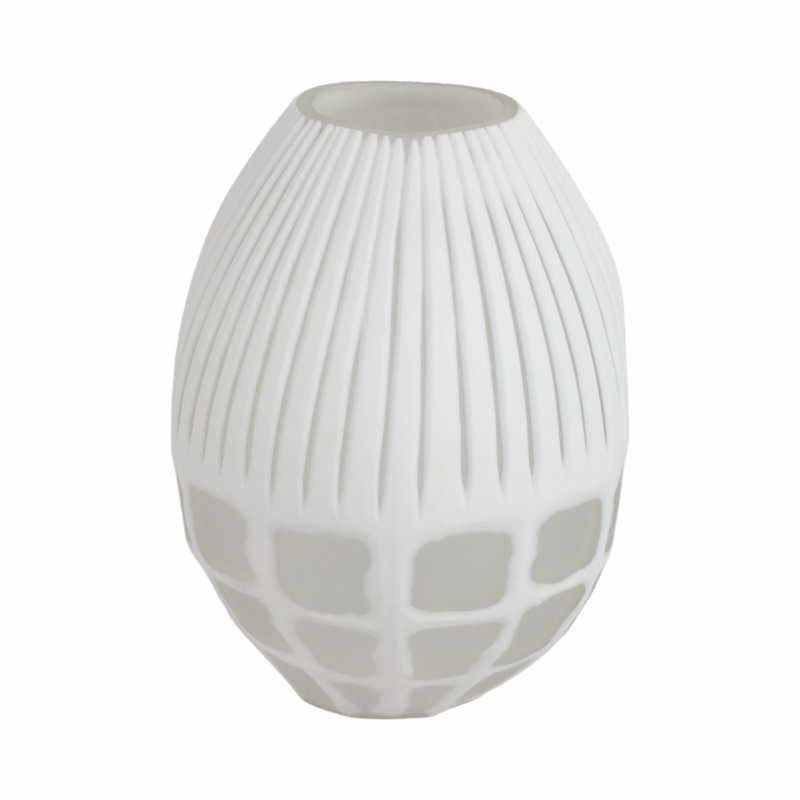 Arles Glass Table Vase, 11" H x 11" W x 8" D