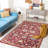 Vahakn Hand Tufted 0.85 Wool 0.15 Cotton Southwestern Rug-870728991