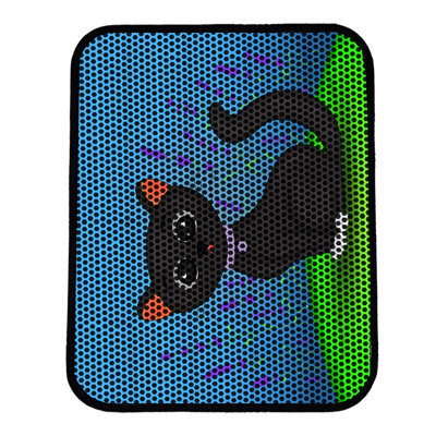 Premium Cat Litter Mat, 18 x 24 inches | 50% PVC / 50% Polyester, Machine Washable & Vacuum Friendly | Durable, Easy-Clean Design for Pet Owners | Protect Your Floors from Litter Messes