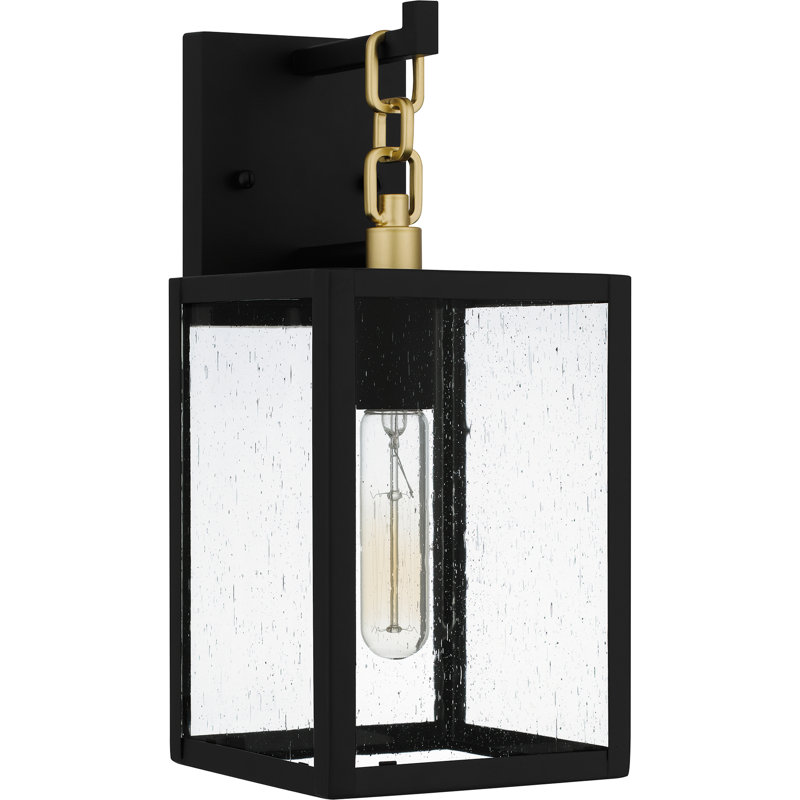 Steel Wall Light, 14" H x 6.25" W x 7.25" D