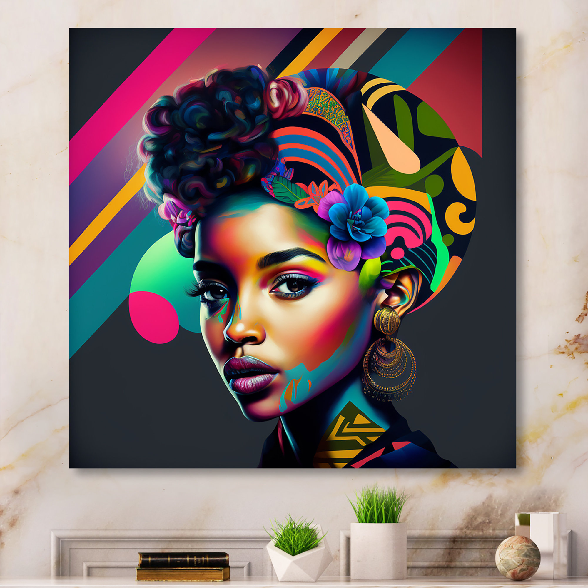 Dakota Fields Colorful Hip Hop Street Art IV On Canvas Print | Wayfair