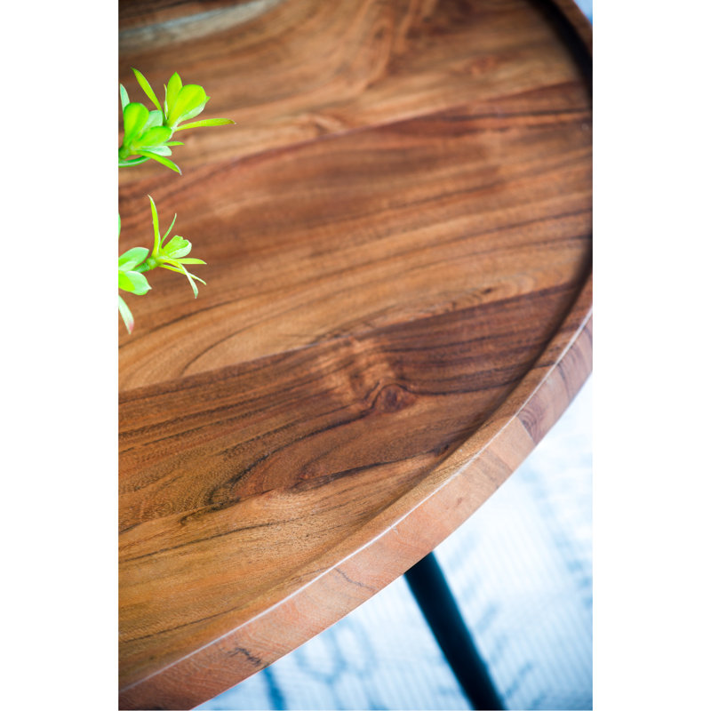 Table basse ovale en finition naturelle Natural