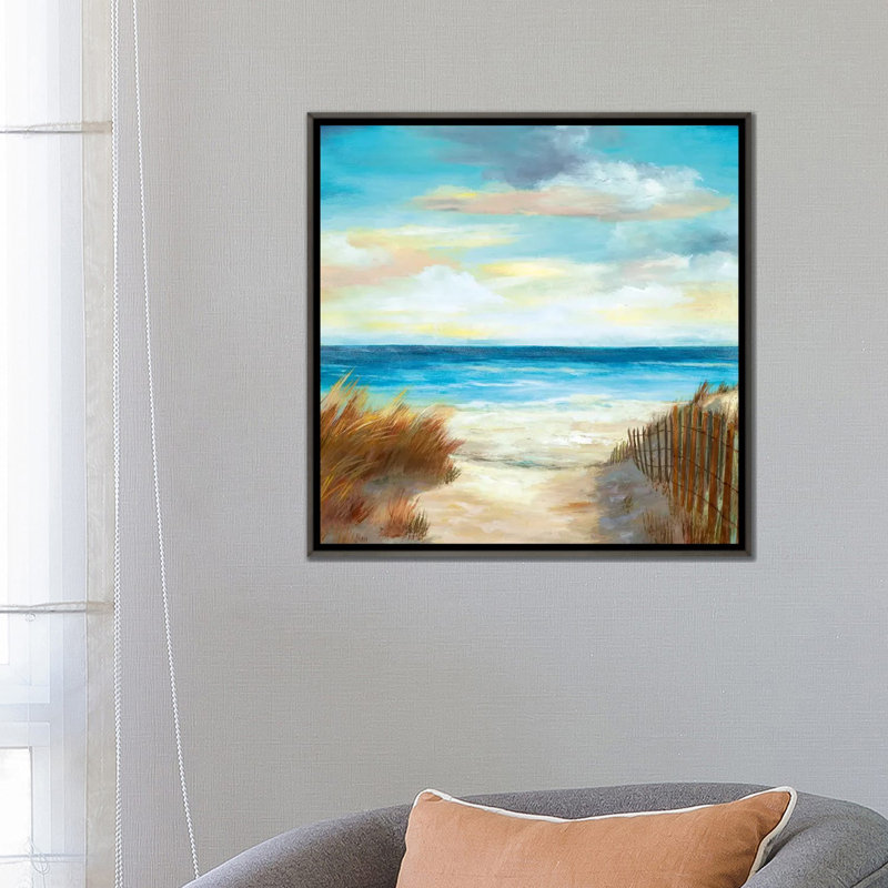 Reproduction d’art, "Ocean Breeze" par Nan, H 26 po x l 26 po x P 1,5 po, Toile tendue