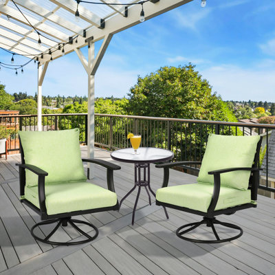 Outdoor Water-resistant Deep Seat Cushion Set