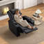 Fauteuil inclinable électrique en simili cuir de 36,22 po avec chargement USB -87708911