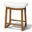 24'' Saddle Seat Counter Height Barstool with Solid Wood Frame-124236277