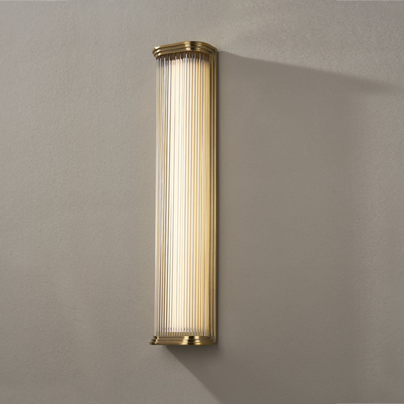 Newburgh 1 Light Bath and Vanity, 24.5" H x 5.25" W x 5.25" D, Aged Brass
