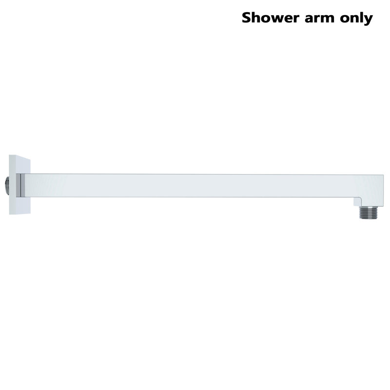 Square Shower Arm and Flange