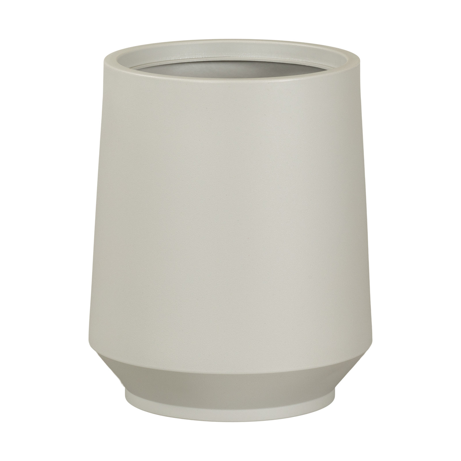 Dalya Pot Planter, Greige, 19.5" H x 16.25" W x 16.25" D
