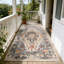 Tapis de couloir en faux cachemire Boho