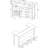 Freestanding Rustic Oak Bar With Large Two - Tier Surface, Wine Rack And Multiple Storage For Dining Room Setup In Finish, Six Rows Of Stemware