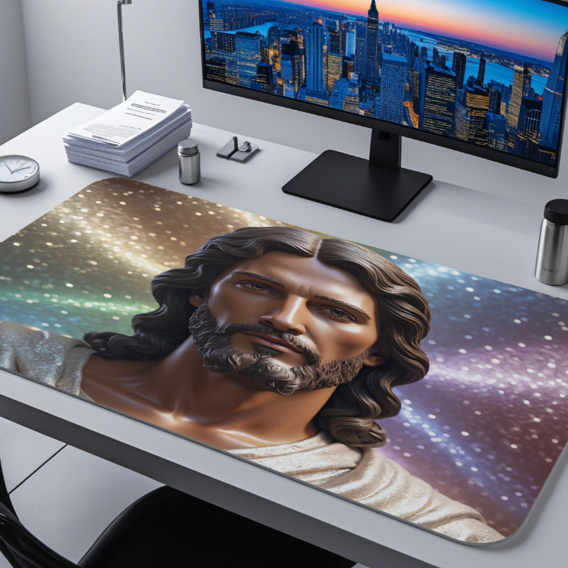 Polyester Desk Pad, 31.5x15.5
