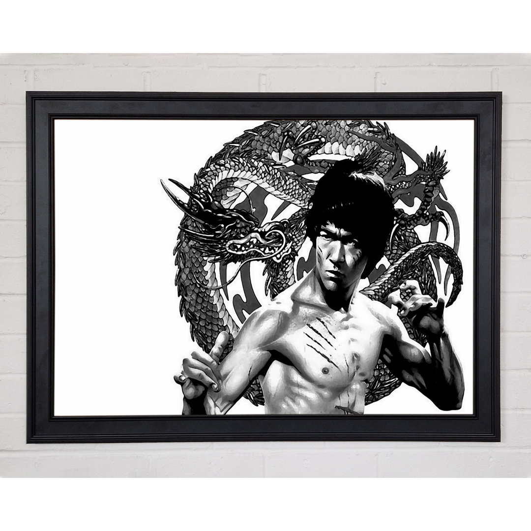 Bruce Lee Dragon - Einzelner Bilderrahmen Kunstdrucke