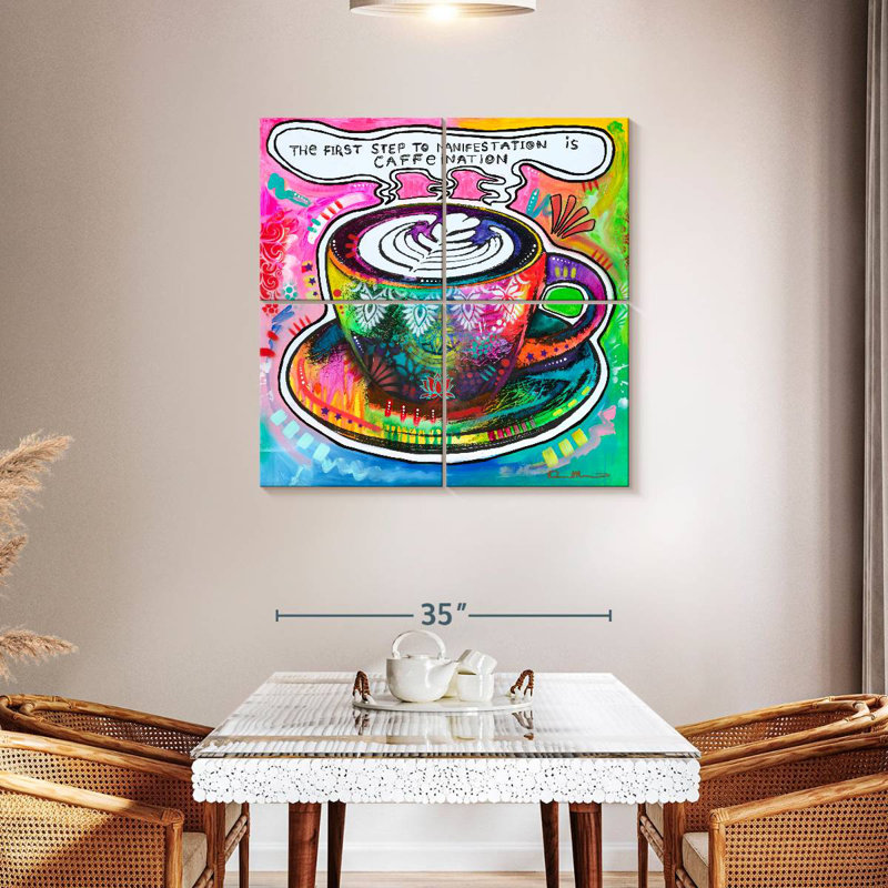 Ketti Caffeination, 38" H x 38" W