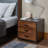 Walnut & Espresso Finish Accent Table