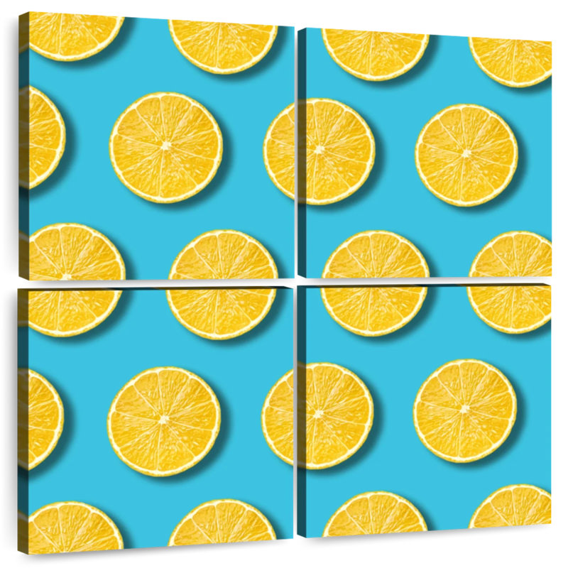 Kerner Lemon Slices On Blue
