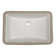 Whitehaus Collection Isabella Plus 14.75'' White Porcelain Rectangular Bathroom Sink with Overflow
