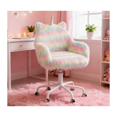 Chaise de bureau Rainbow Fuzzy