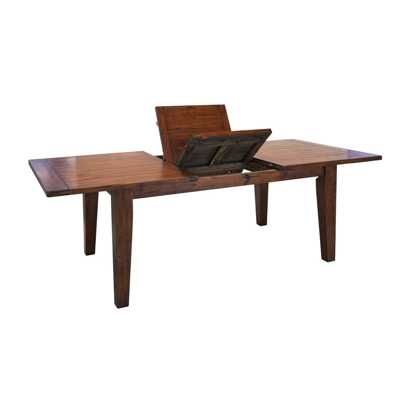 Table de salle à manger extensible en bois de pin massif Centerville, Crépuscule africain, H 30,5 po x l 55 po x P 35 po