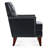 Faux Leather Accent Chair