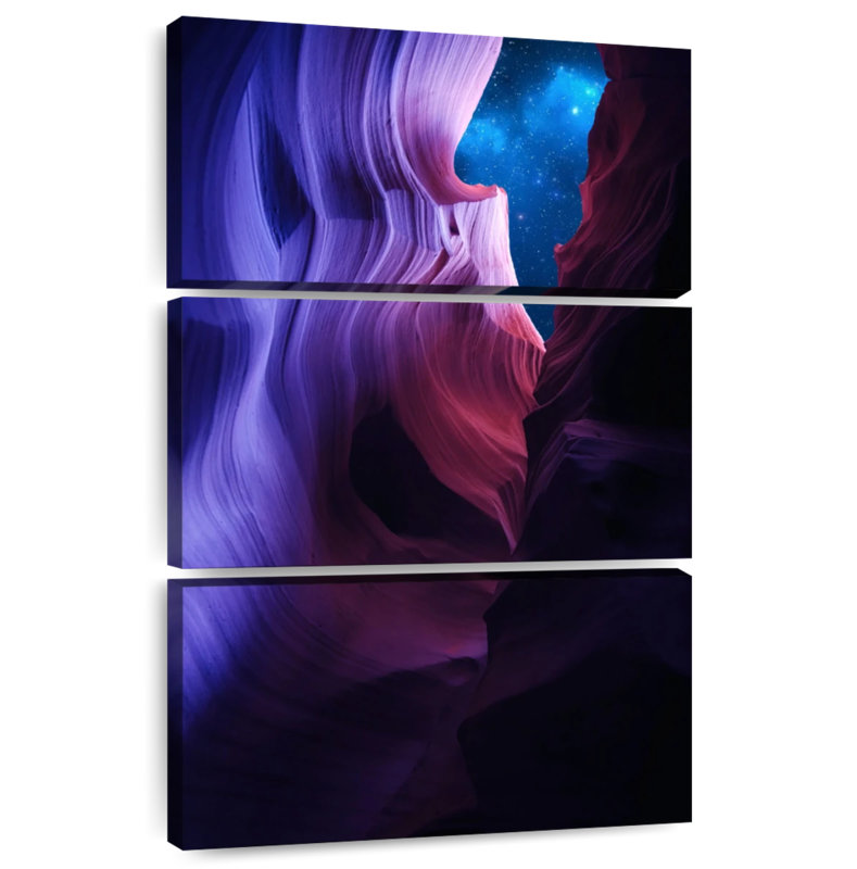 Alvord Antelope Canyon sous les étoiles, H 50 po x l 32 po