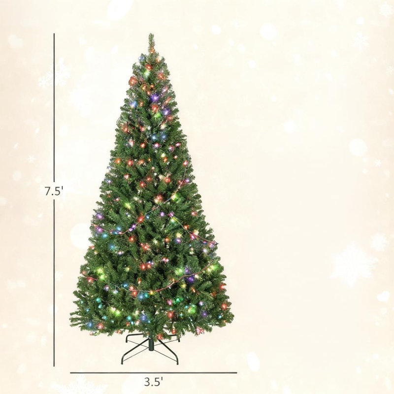 Arbre de Noël 7,5 pi avec DEL RVB dynamiques et télécommande