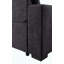 Canapé-lit modulaire réversible en tissu tissé noir l 95 po avec porte-gobelet de rangement et poches-1719183627