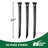 Allese 10'' H x 1'' W Black Polyethylene Plastic Anchoring Stakes
