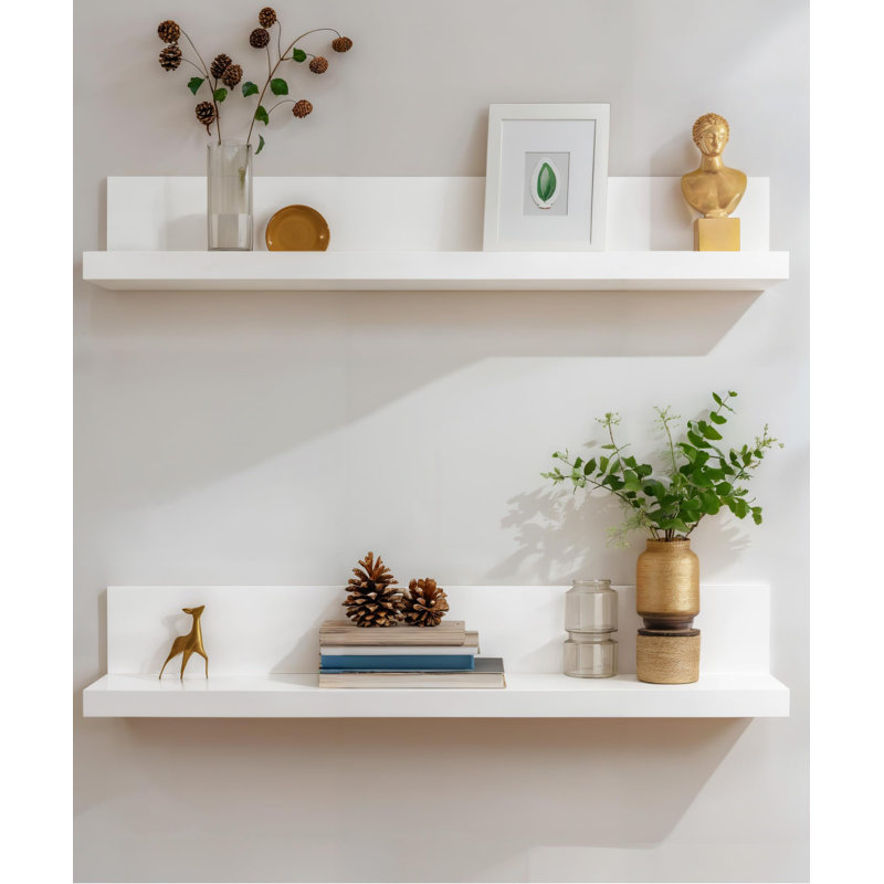 Bajraktari Wood Floating Shelf
