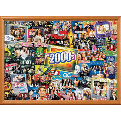 Masterpieces TV Time - 2000's Shows 1000 Piece Jigsaw Puzzle, Kids & Adults