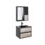 Abdul-Muizz 600mm Single Bathroom Vanity with Integrated Ceramic Basin-70115133