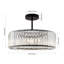 Crystal Semi Flush Mount